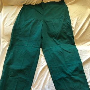 AMS SCRUB UNIFORM PANTS UNISEX 6XL HUNTER GREEN